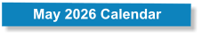 May 2026 Calendar
