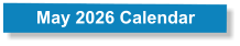 May 2026 Calendar