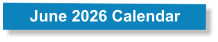 June 2026 Calendar